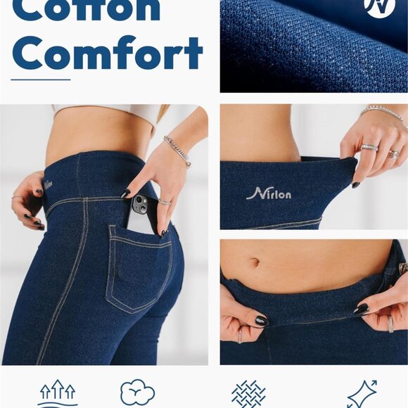 Nirlon High Waisted Jeggings Women - Picture 2 of 5